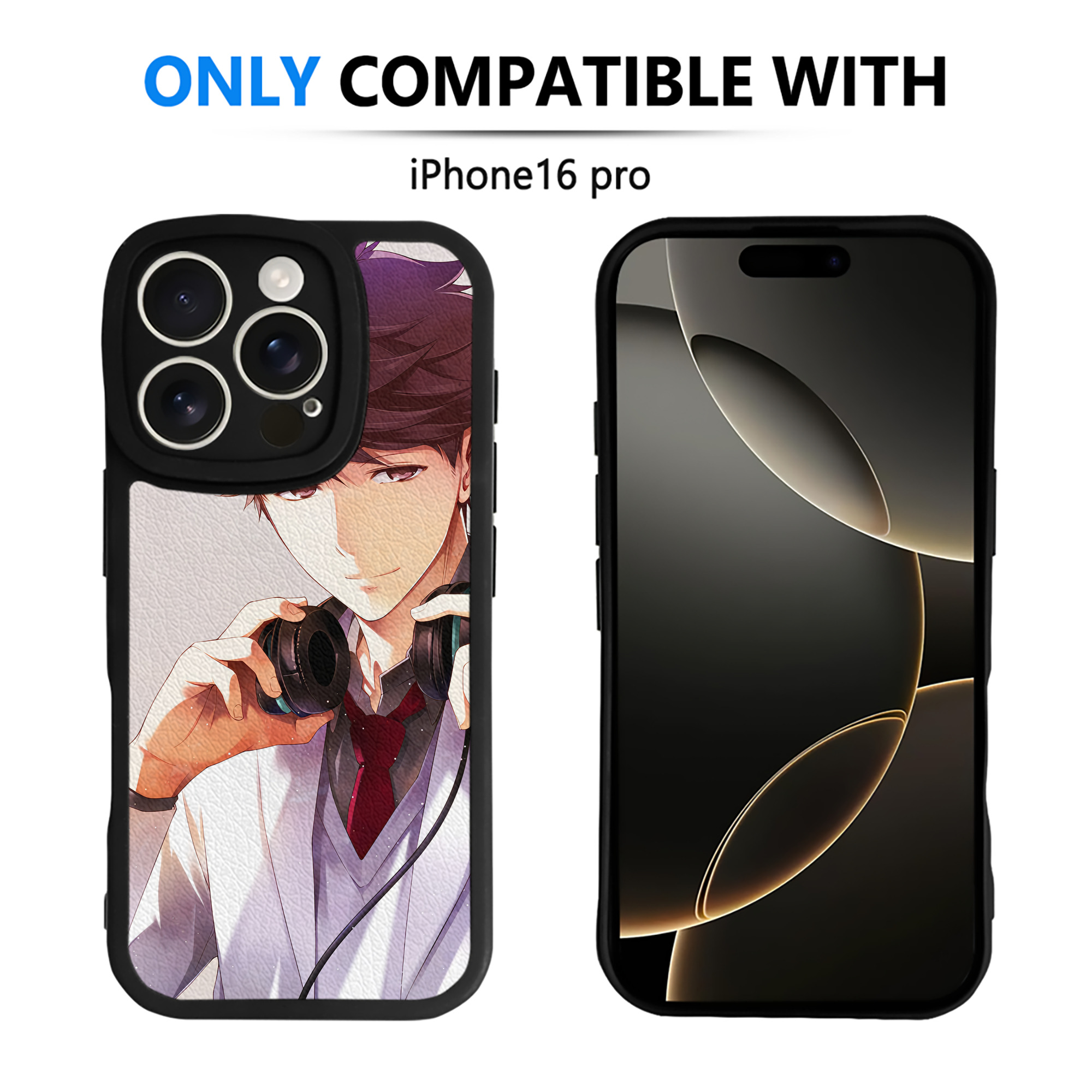 （画像用） ハイキュー!! Haikyu!! 【iPhone 16シリーズ対応】シリコンスマホケース（レザー調） 材質：シリコン